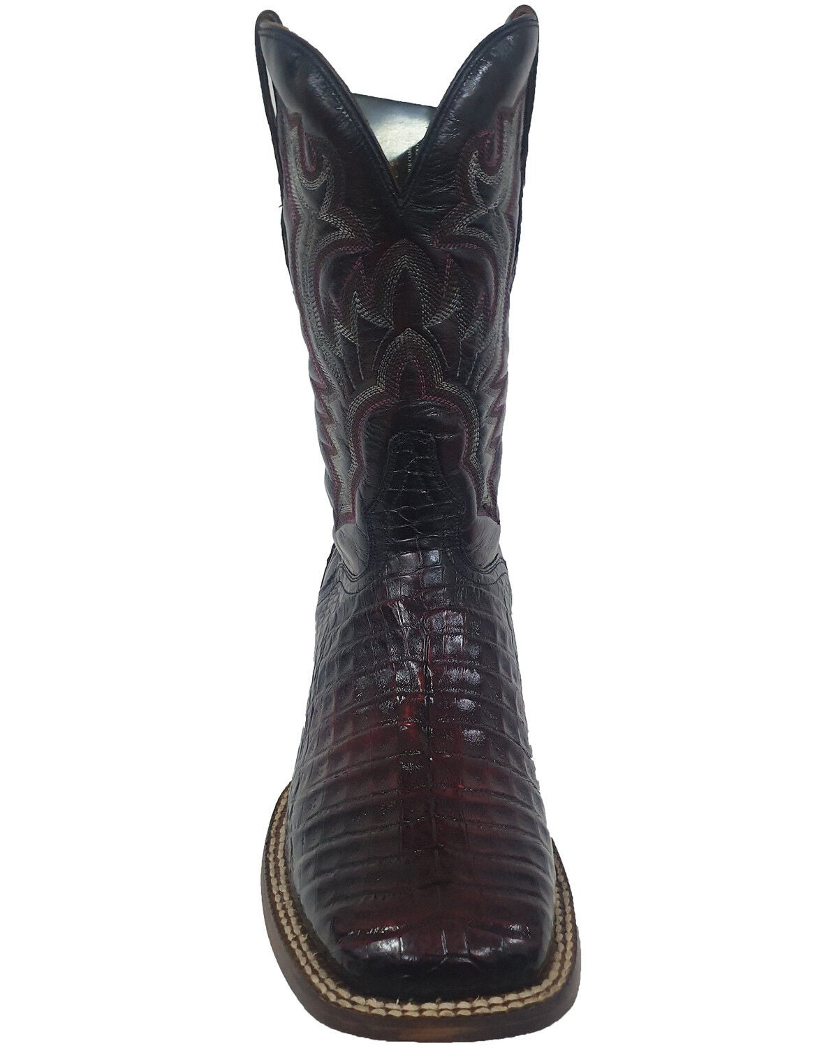 caiman square toe boots