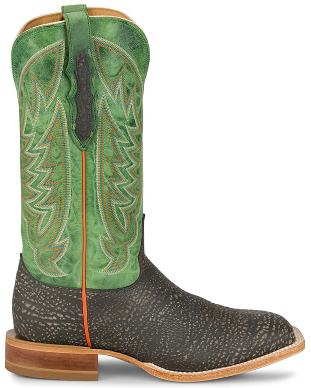 Image #2 - Justin Men's Cowman Western Boots - Broad Square Toe, Brown, hi-res
