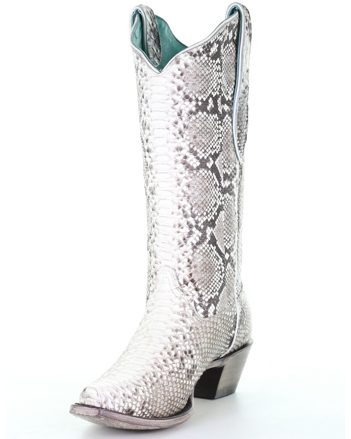 Image #6 - Corral Women's Natural Exotic Python Boots - Snip Toe, Natural, hi-res