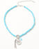 Image #1 - Lainey Wilson Women's Beaded Star Eye Pendant Necklace, Silver, hi-res