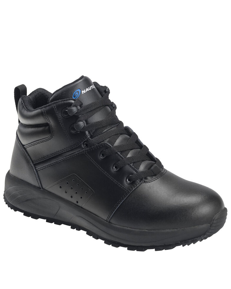 Nautilus Men's Skidbuster Slip-Resisting Work Shoes - Soft Toe, Black, hi-res