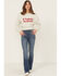Image #1 - Shyanne Women's Celeste High Rise Bootcut Stretch Denim Jeans, Medium Wash, hi-res