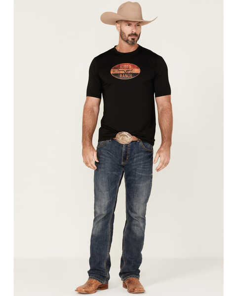 Image #2 - Kimes Ranch Men's American Standard Tech T-Shirt, Black, hi-res