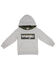 Image #1 - Wrangler Toddler Boys' Logo Graphic Hooded Sweatshirt, Heather Grey, hi-res