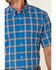 Image #3 - Cody James Core Men's Volt Plaid Print Short Sleeve Button Down Western Shirt, , hi-res