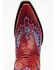 Image #6 - Old Gringo Women's Eagle Stitch Western Boots - Snip Toe, Red, hi-res