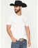 Image #2 - Kimes Ranch Men's Patched Patriotic Logo Short Sleeve Graphic T-Shirt, White, hi-res