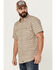 Image #2 - Moonshine Spirit&reg; Men's Vinyl Printed Short Sleeve Snap Western Shirt, Tan, hi-res