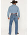 Image #3 - Wrangler Men's Retro Medium Wash Relaxed Bootcut Stretch Denim Jeans, Medium Wash, hi-res