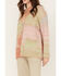 Image #3 - Revel Women's Marled Knit Button-Front Cardigan, Mauve, hi-res