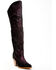 Image #1 - Corral Women's Metallic Tall Western Boots - Snip Toe, Black/purple, hi-res