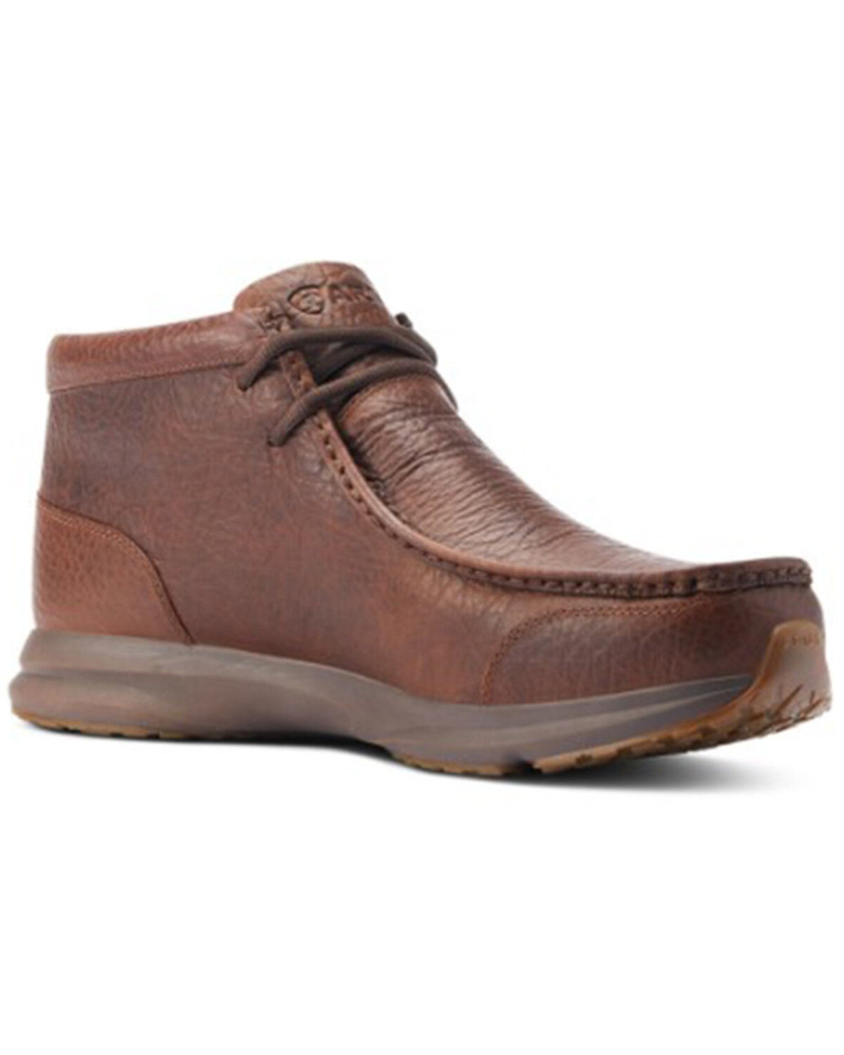 Image #1 - Ariat Men's Spitfire Western Shoes - Moc Toe, Brown, hi-res