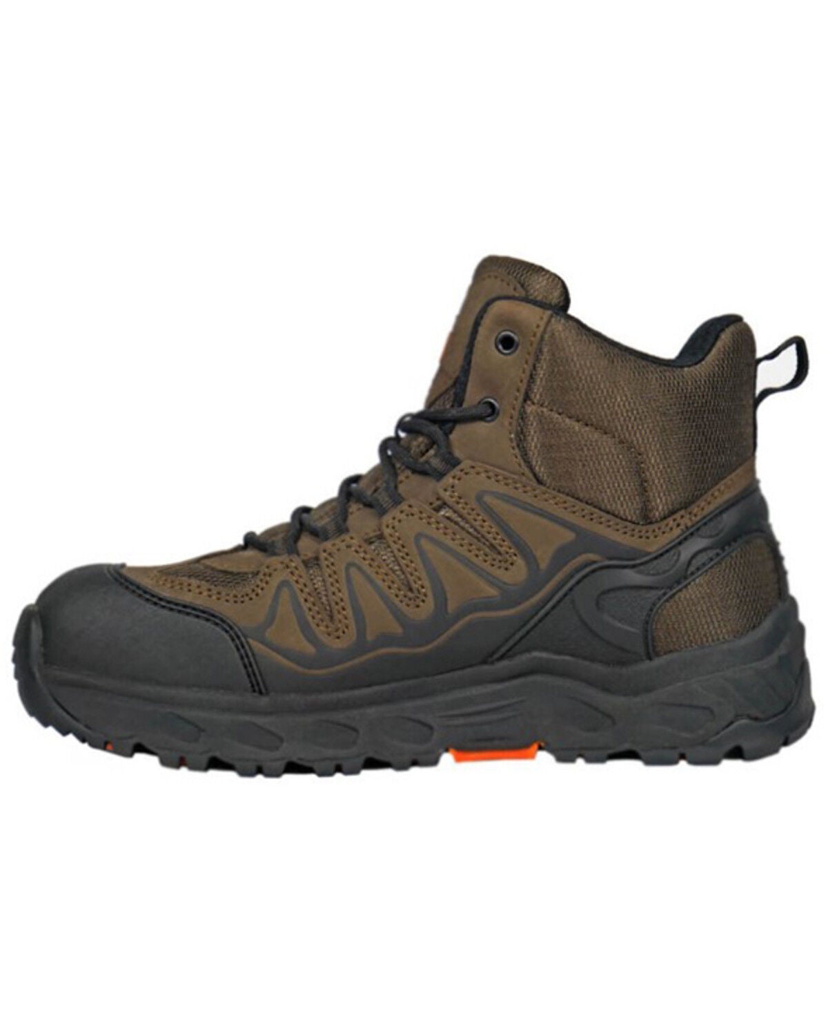 Image #3 - Hoss Men's Eric High Lace-Up Work Boots - Aluminum Toe, Brown, hi-res