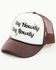 Image #1 - Shyanne Women's Say Howdy Stay Rowdy Ball Cap, Dark Brown, hi-res