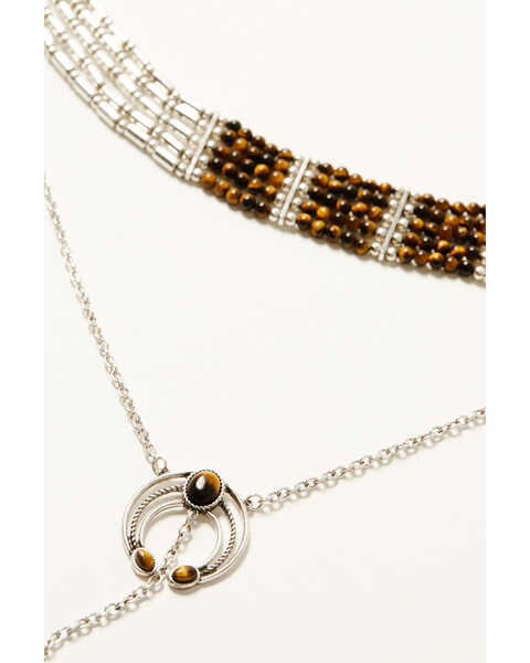 Image #2 - Shyanne Women's Juniper Sky Choker Necklace , Silver, hi-res