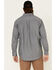 Image #4 - Ariat Men's FR Plaid Print Long Sleeves Button-Down Work Shirt - Tall, Navy, hi-res