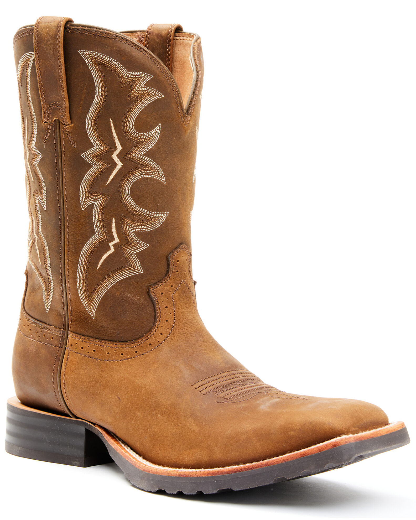 Wrangler Footwear Men's All-Around Western Boots - Broad Square Toe -  Country Outfitter