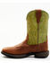 Image #3 - Brothers and Sons Men's High Hopes Lite Performance Western Boots - Broad Square Toe , Green, hi-res
