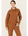 Image #2 - Carhartt Women's Rugged Flex® Relaxed Fit Canvas Coveralls, Tan, hi-res