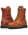 Image #4 - Thorogood Men's 8" American Heritage MAXWear Moc Wedge Work Boots - Soft Toe, Brown, hi-res