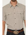 Image #3 - Gibson Trading Co Men's Sedona Tile Geo Print Short Sleeve Snap Western Shirt, Brown, hi-res