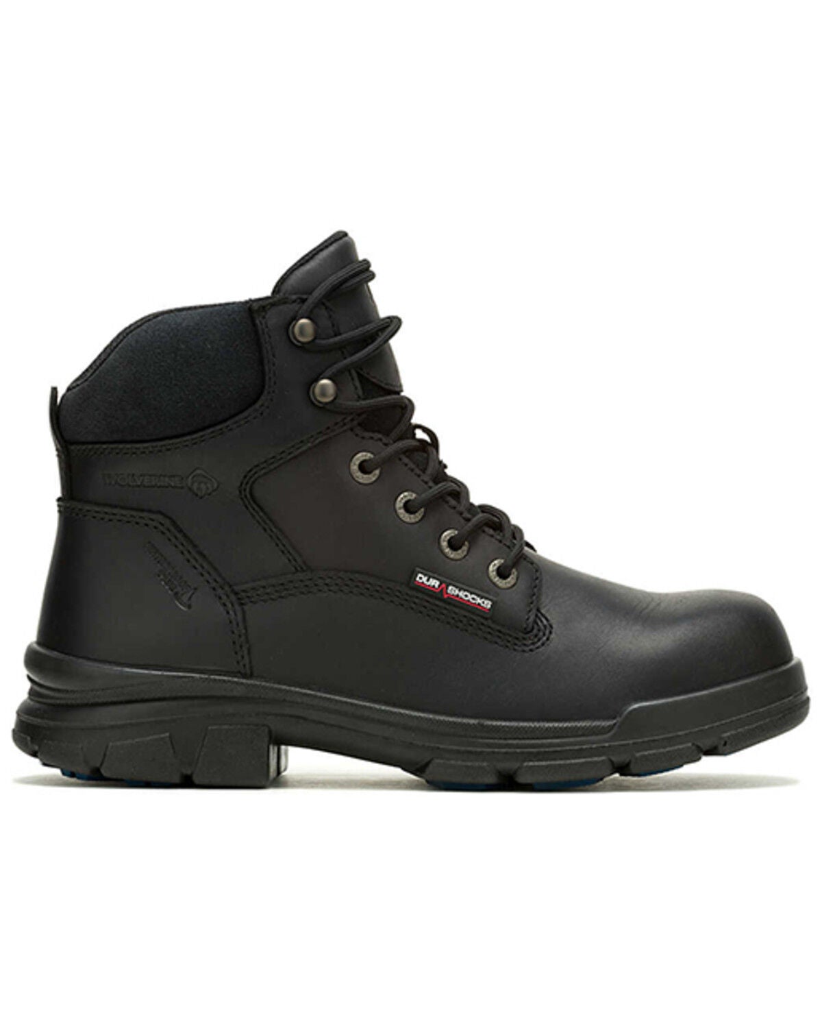 Image #2 - Wolverine Men's Durashocks Icon Carbonmax&reg; Waterproof Work Boots - Composite Toe, Black, hi-res