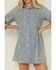 Image #3 - Blue B Women's Denim Sequins Mini Dress, Blue, hi-res