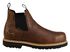 Image #2 - Georgia Boot Men's Romeo Waterproof Slip-On Work Shoes - Steel Toe, Brown, hi-res