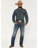 Image #1 - Cody James Men's Eastwood Wash Jackson Slim Straight Stretch Concealed Carry Utility Jeans, Dark Wash, hi-res