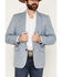Image #3 - Circle S Men's Fort Worth Sport Coat - Big, Heather Blue, hi-res