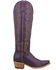 Image #1 - Black Star Women's Isabel Tall Western Boots - Snip Toe, Purple, hi-res