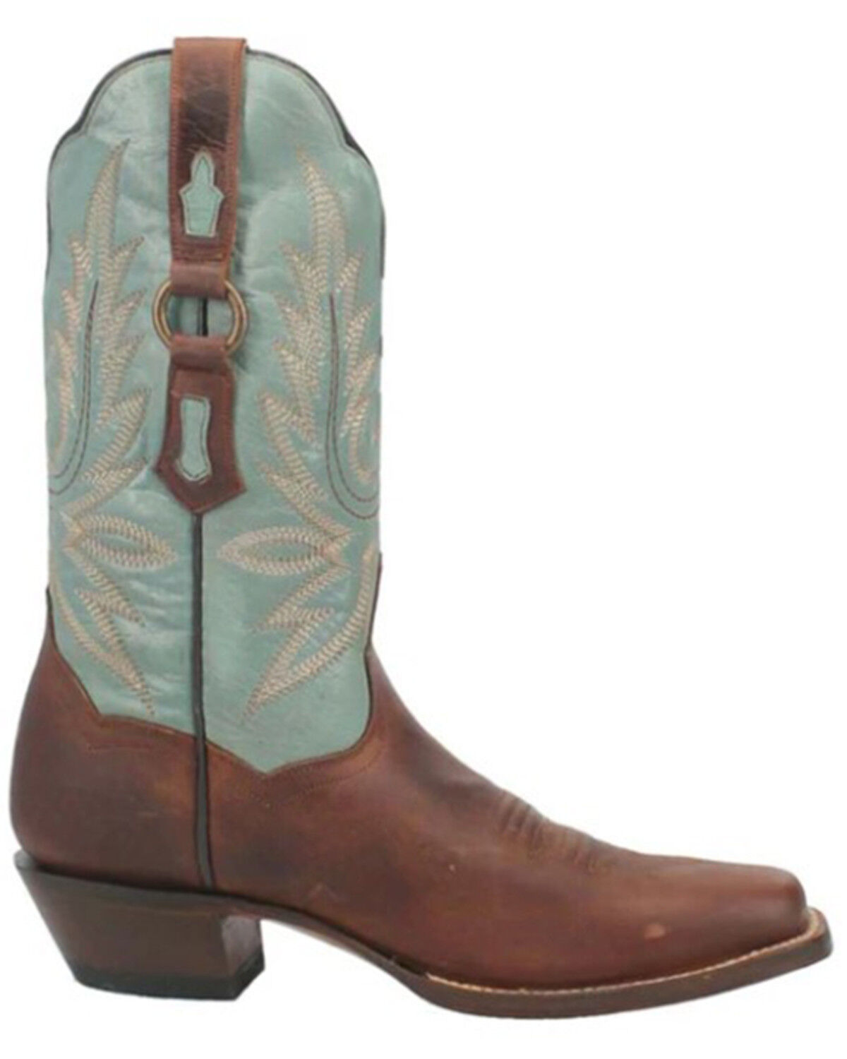Image #2 - Dan Post Women's Tamra Western Boots - Square Toe, Brown, hi-res