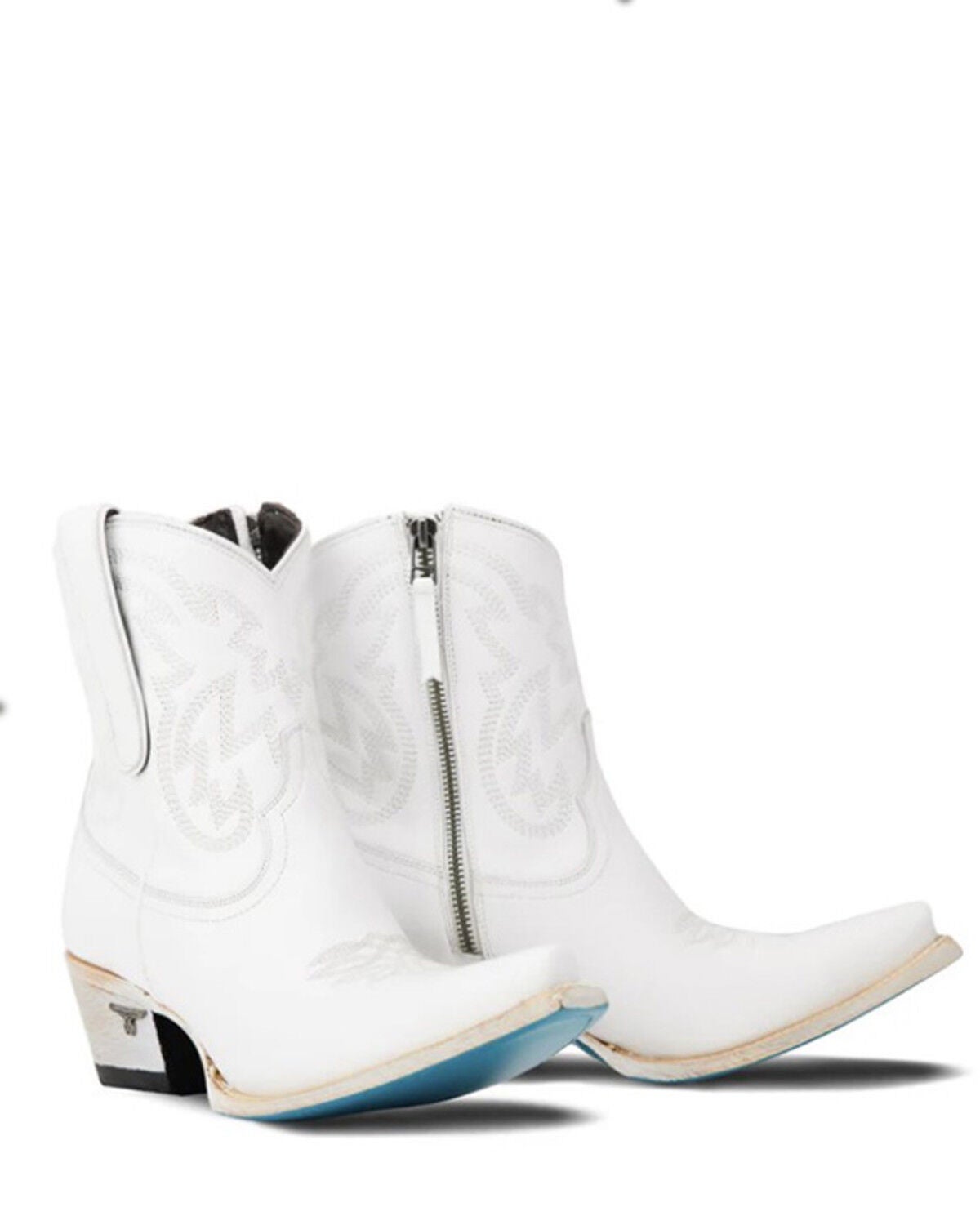 Lane Women's Smokeshow Western Booties - Snip Toe, White, hi-res
