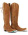 Image #1 - Lane Women's Olivia Jane Knee High Corset Western Boots - Snip Toe, Caramel, hi-res