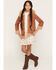 Image #1 - Shyanne Girls' Highland Reversible Faux Suede Sherpa Jacket, Rose, hi-res