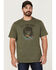 Image #1 - Brothers and Sons Men's Rocky Mountain High Graphic T-Shirt, Olive, hi-res
