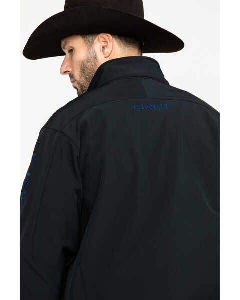 Image #5 - Cinch Men's Black Softshell Bonded Jacket , , hi-res