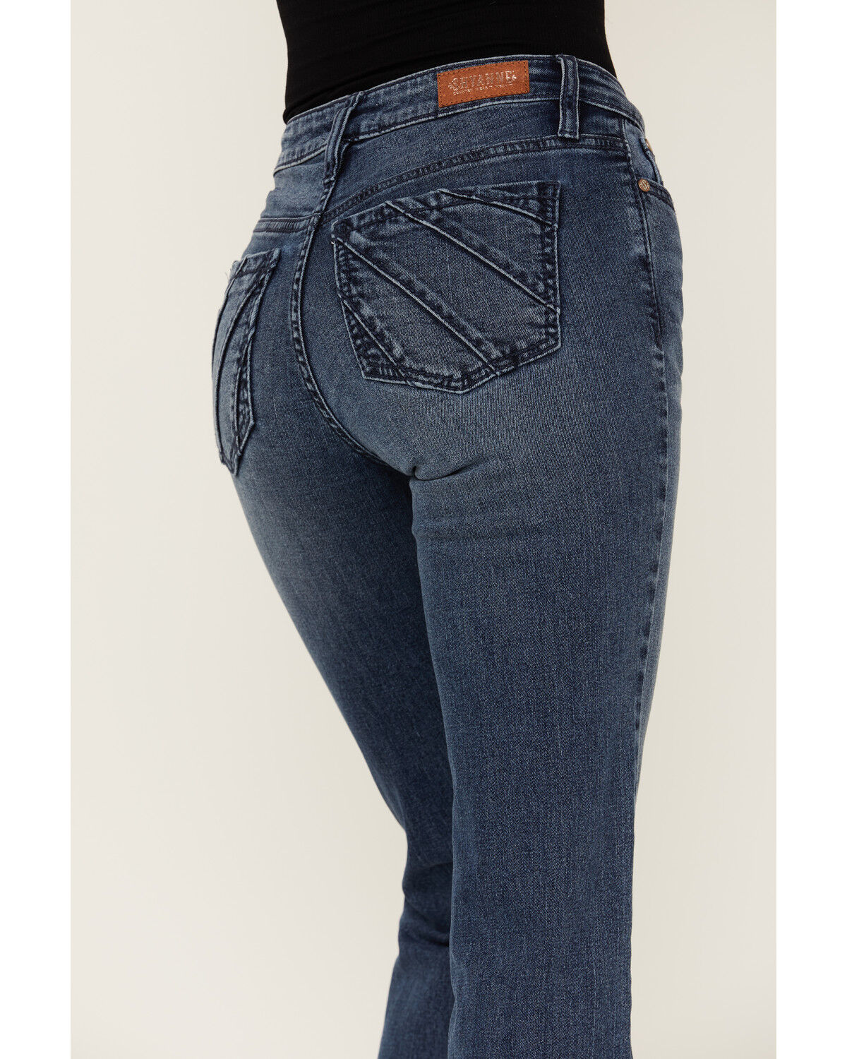 Image #4 - Shyanne Women's  Mr. Dreamer Mid Basic Bootcut Jeans, , hi-res