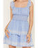 Image #3 - Ash & Violet Women's Bandana Print Sleeveless Mini Dress, Blue, hi-res