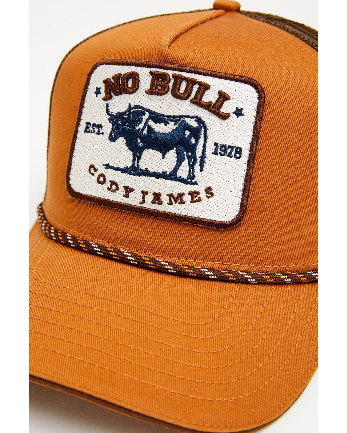 Image #2 - Cody James Men's No Bull Ball Cap, Brown, hi-res