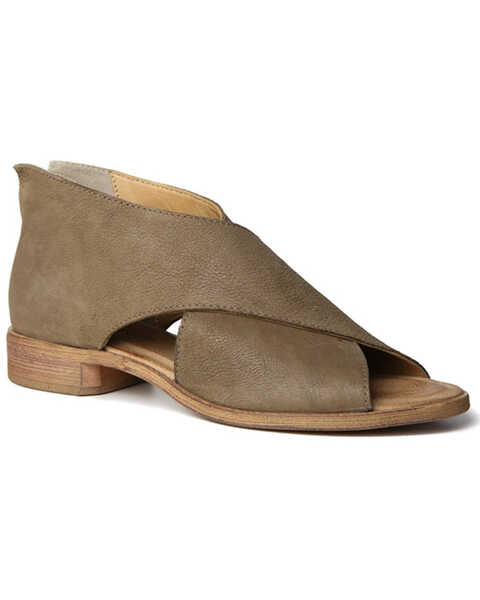 Band of the Free Women's Venice Western Casual Shoes - Open Toe, Taupe, hi-res