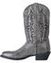 Image #3 - Laredo Men's Harding Waxy Leather Western Boots - Round Toe, Grey, hi-res