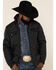 Image #1 - Kimes Ranch Men's Black Skink Quilted Shirt Jacket, Black, hi-res