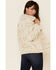 Z Supply Women's Bone Leopard Print Faux Fur Jacket , Cream, hi-res