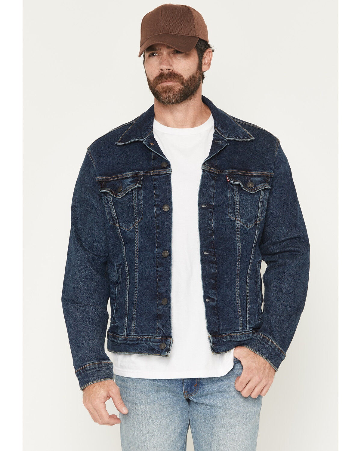 Image #1 - Levi's Men's Trucker 2.0 Button-Down Denim Jacket, Blue, hi-res