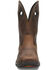 Image #3 - Double H Men's Zane Waterproof Western Work Boots - Composite Toe, Brown, hi-res