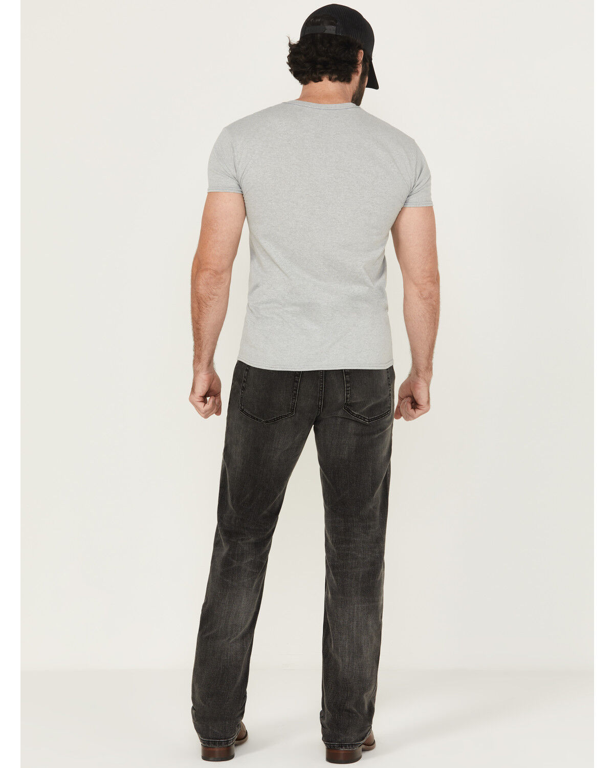 Image #3 - Brothers and Sons Men's Tucker Slim Straight Stretch Denim Jeans, Black, hi-res