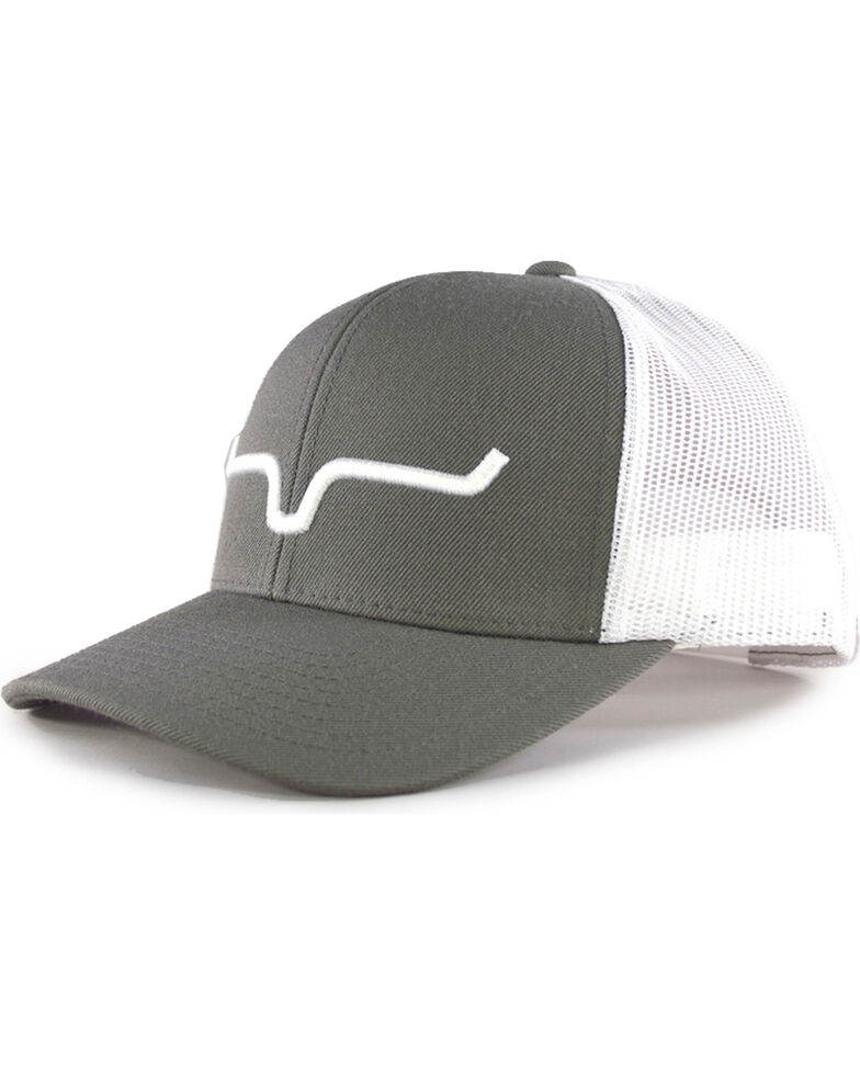 Kimes Ranch Men's Weekly Trucker Cap , Charcoal, hi-res