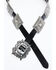 Shyanne Women's Concho Belt, Black, hi-res