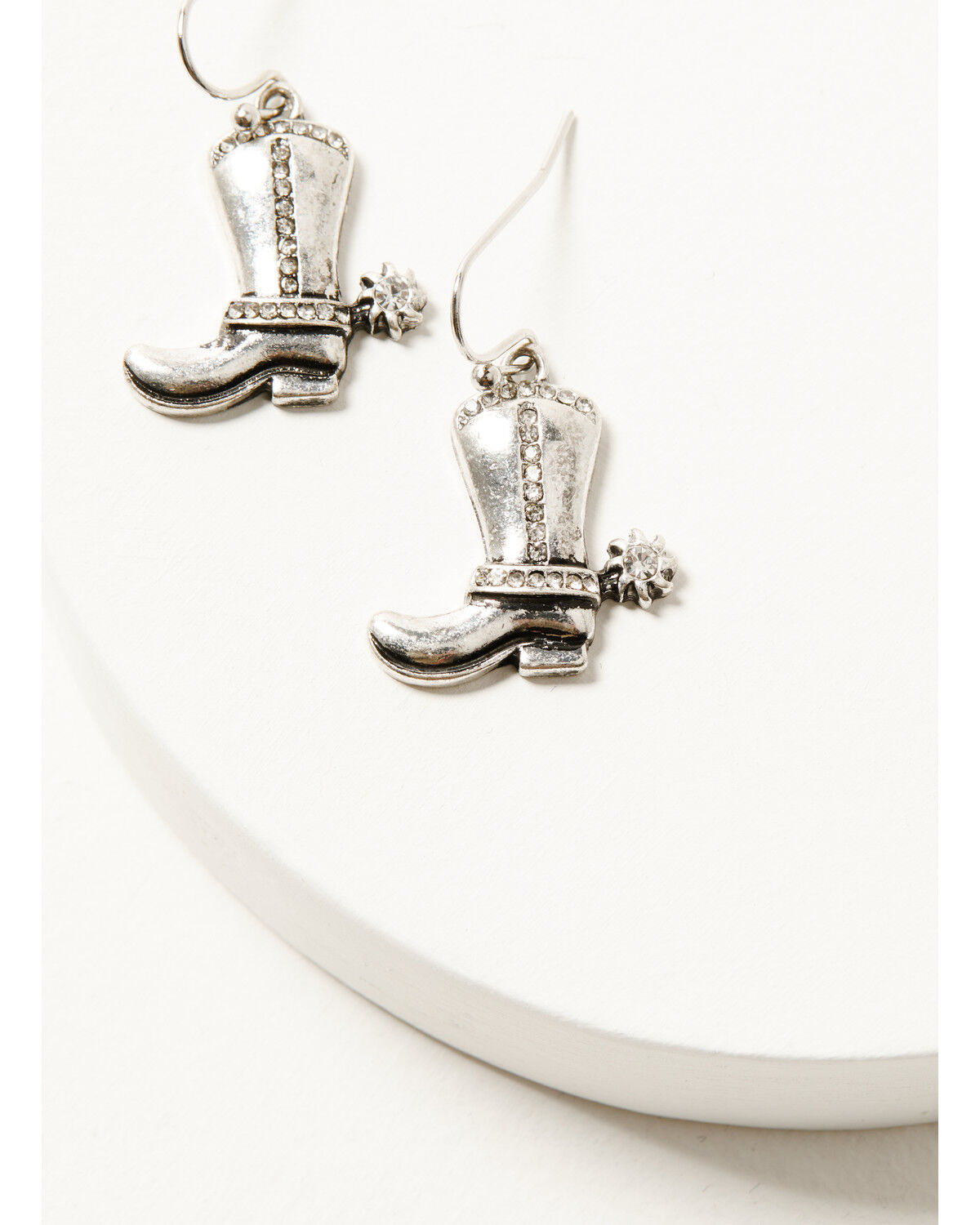 Image #3 - Shyanne Women's Rhinestone Boot Jewelry Set - 2 Piece, Silver, hi-res
